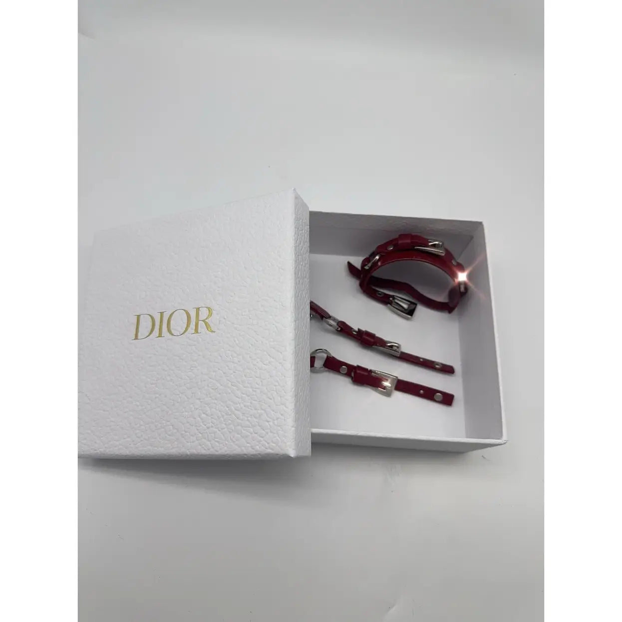 Dior - Leather jewellery set