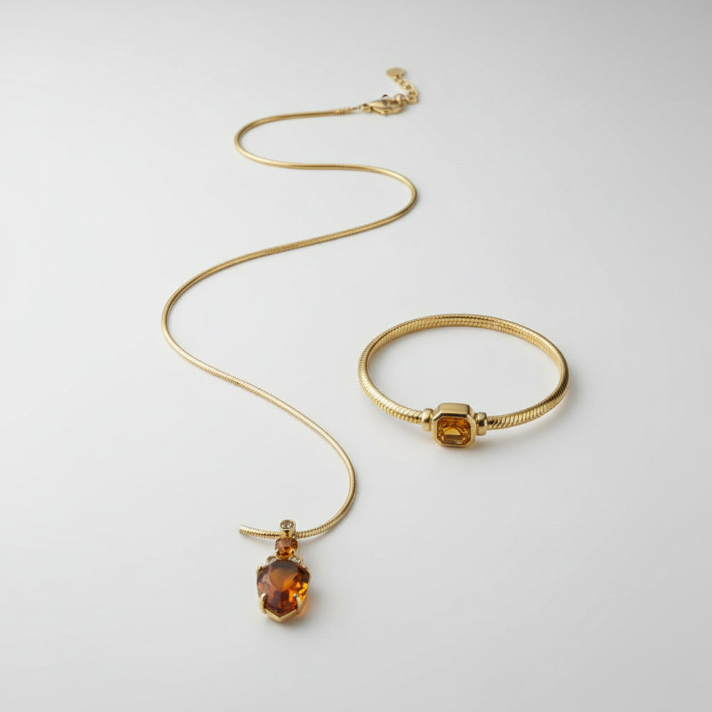 Dior - Crystal jewellery set