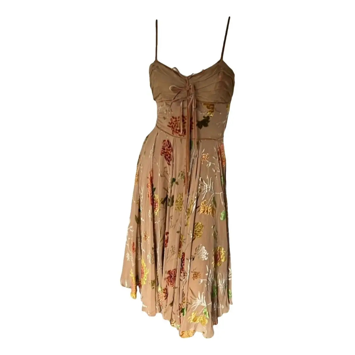 Dior - Silk mid-length dress