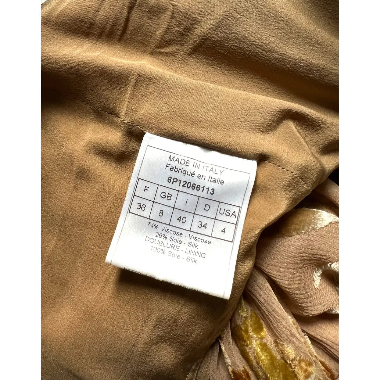 Dior - Silk mid-length dress