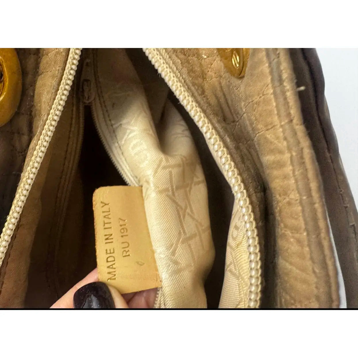 Dior - Lady Dior - Lady Dior cloth handbag