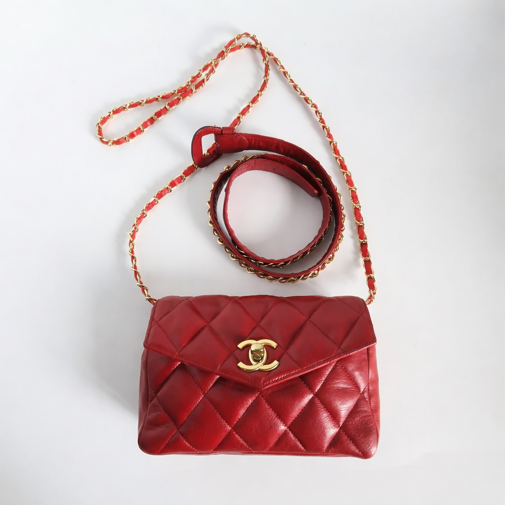 Chanel - Red Leather handbag