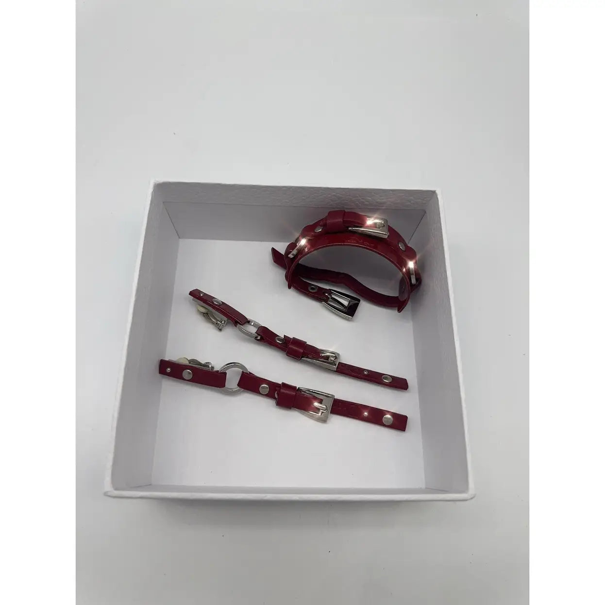 Dior - Leather jewellery set