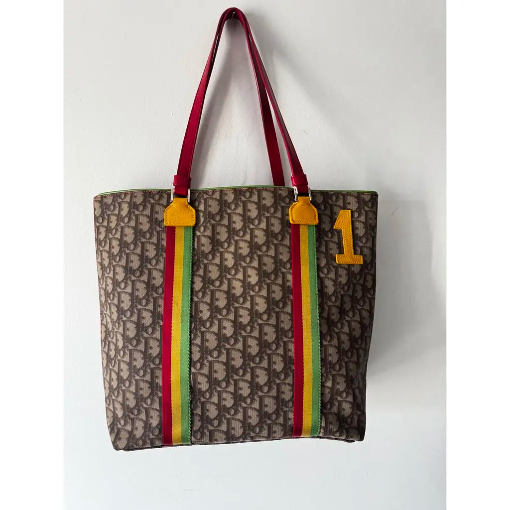 Dior Rasta Monogram Multicolored Trotter Bag