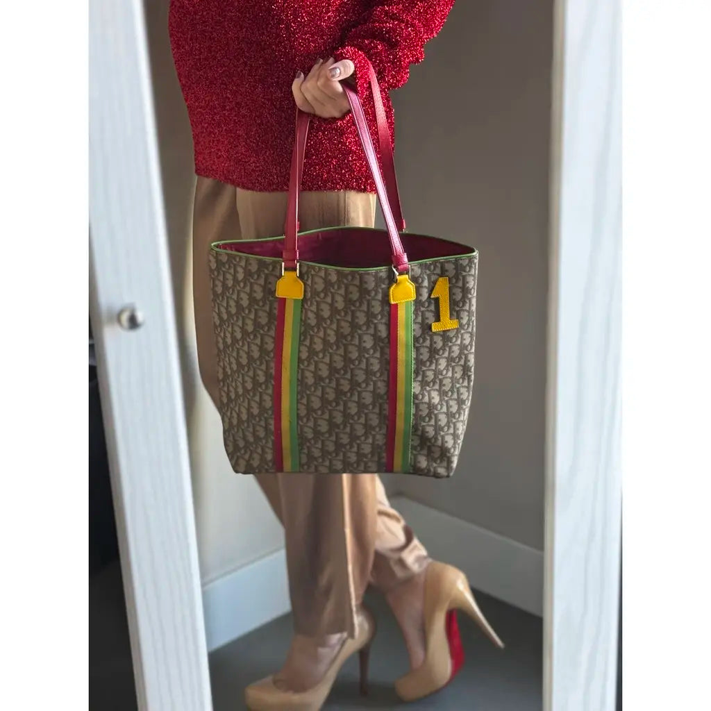 Dior Rasta Monogram Multicolored Trotter Bag
