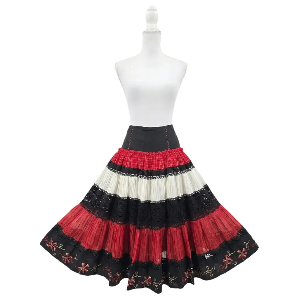 Jean Paul Gaultier Vintage Tiered Ruffle Skirt
