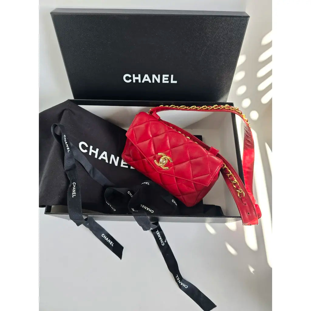 Chanel - Red Leather handbag